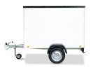 TPV Kofferanhänger 750kg KT-EU2 Doppelflügeltür Rechts Geschlossen Ungebremst Weiß - Image 2