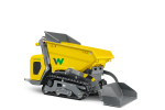 Wacker Neuson DT10e zero emission Minidumper mit Frontkippmulde und Selbstladeschaufel 1.000kg Zul.