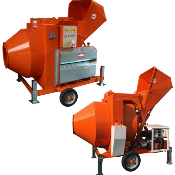 LESCHA LHB 1000 - Betonmischer mit Beschicker