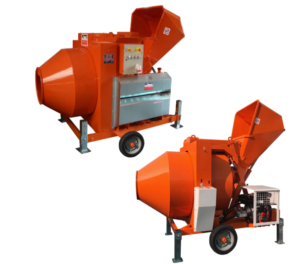 LESCHA LHB 1200 - Betonmischer mit Beschicker