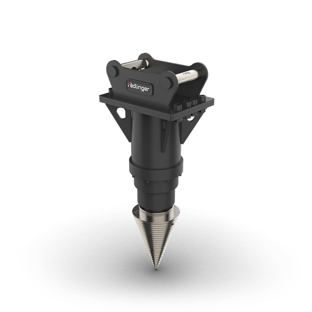 csm-Kegelspalter-75785b486e_1.jpg Rädlinger RKS02 180 mit MS01 oder MS03| Kegelspalter für Minibagger für 1,0 - 3,5 to. - Image 1