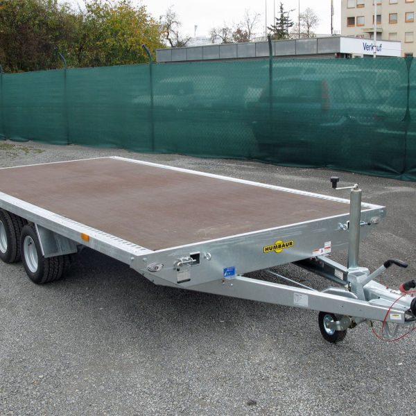 Humbaur Universal 3000 Seilwinde, Alu Bordwände 350 mm, Auffahrbohlen