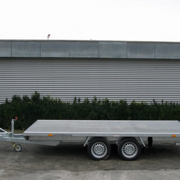 Humbaur Universal 3500 Aluboden, Seilwinde, Rampen