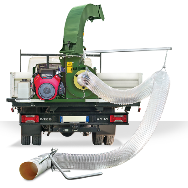 NEGRI Laubsauger T21 / Benzin-Laubsauger mit Bordwandbefestigung