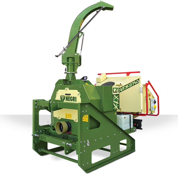 NEGRI Holzhäcksler C21 / Häcksler mit Dreipunktaufnahme CAT. 1 / 2 für Traktor
