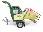 NEGRI Biohäcksler R335 / Benzin-Häcksler mit Straßenfahrwerk