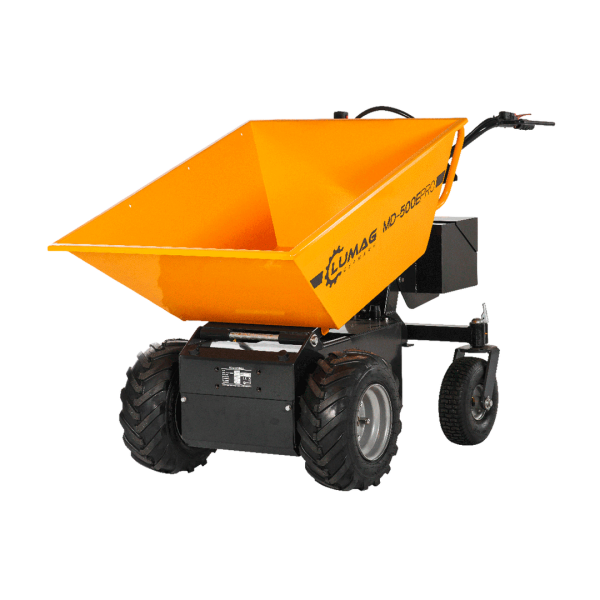 LUMAG MD500EPRO Elektro-Raddumper mit Frontkippmulde 500 kg Zuladung