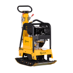 LUMAG RP-160HPC - Rüttelplatte reversierbar mit 160 kg inkl. Transportfahrwerk und Gummimatte - Image 2