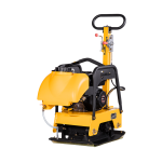 LUMAG RPi25N - Rüttelplatte reversierbar mit 131 kg inkl. Transportfahrwerk und Gummimatte