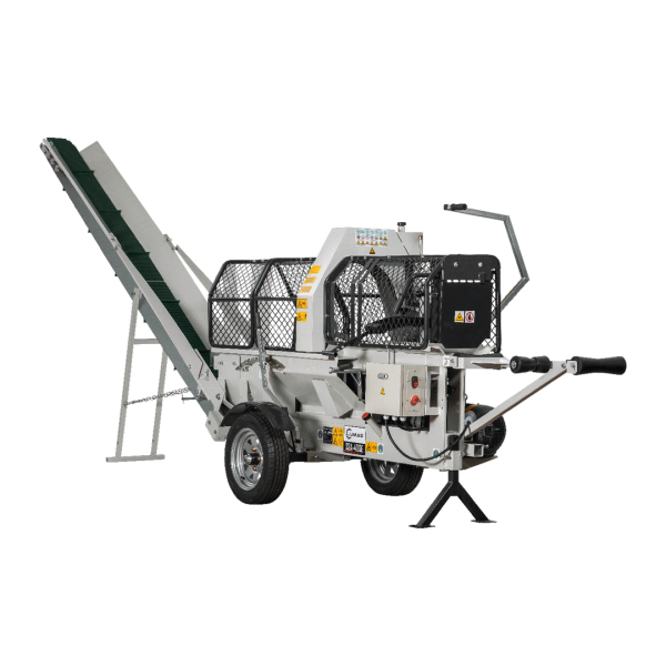 LUMAG SSA400E | Elektro-Sägespaltmaschine mit Fördenband