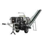 LUMAG SSA400G | Benzin-Sägespaltmaschine mit Fördenband