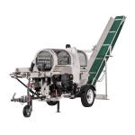 LUMAG SSA-400Z-HPRO/S | Zapfwellen-Sägespaltmaschine mit Fördenband & Zuführförderband